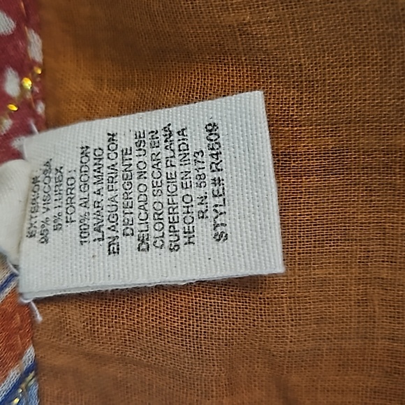 *NWT* RAGA Sunset Flutter Sleeve Metallic Dress - Picture 11 of 12